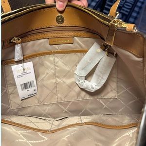 Michael Kors Large Monogram Shoulder Bag.New with tags. 16.5 in x 14.5 in